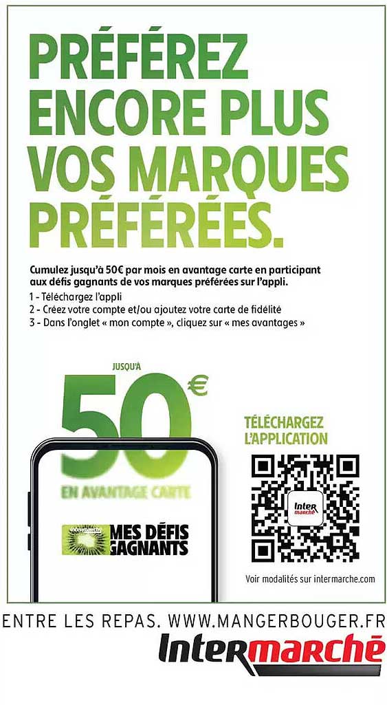 PRÉFÉREZ ENCORE PLUS VOS MARQUES PRÉFÉRÉES.