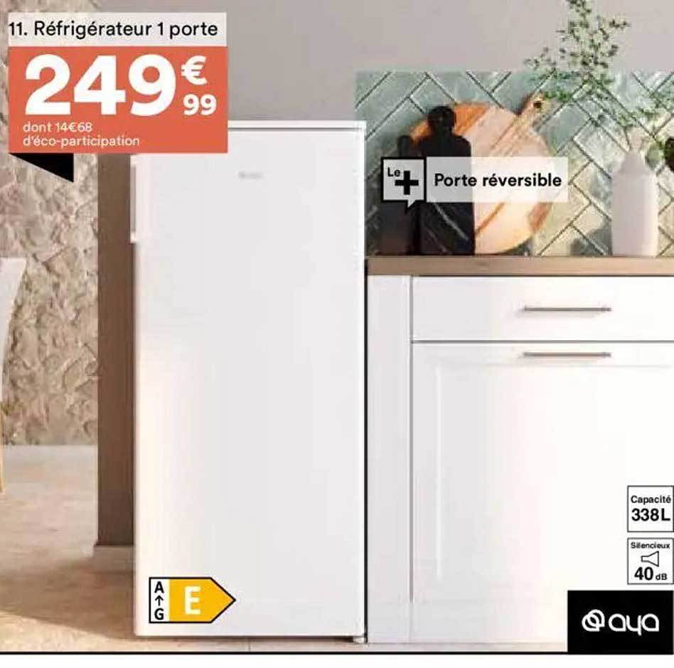 Réfrigérateur 1 porte