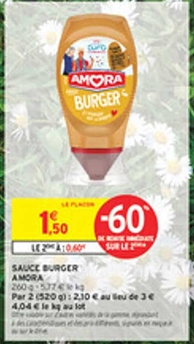 Sauce Burger Amora