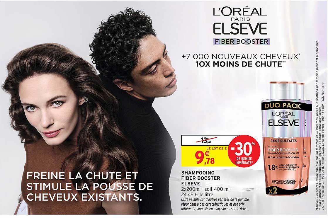 SHAMPOOING FIBER BOOSTER ELSEVE