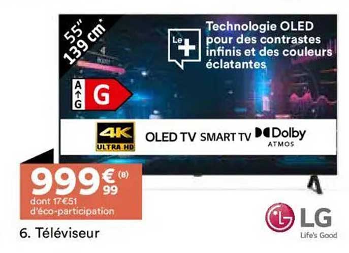 Téléviseur OLED TV SMART TV 4K ULTRA HD