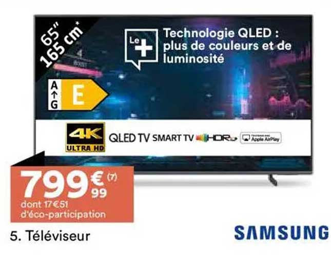 Téléviseur QLED 65" Samsung