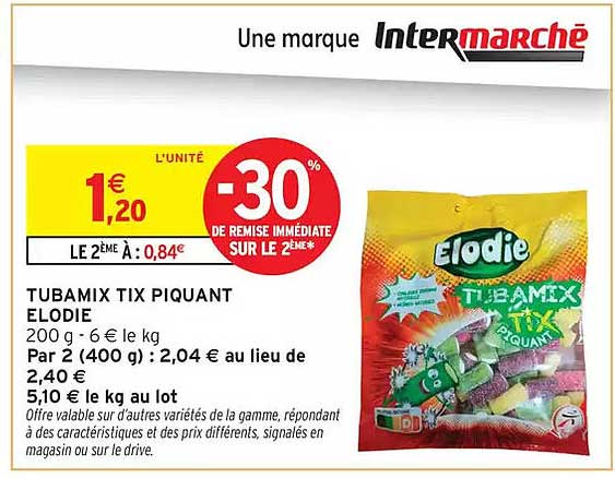 TUBAMIX TIX PIQUANT ELODIE