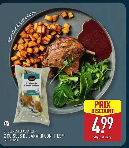 2 CUISSES DE CANARD CONFITES(B)
