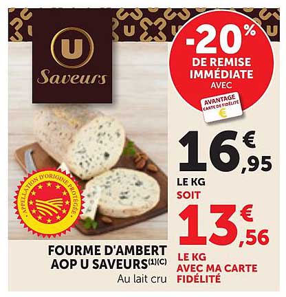 -20% DE REMISE IMMÉDIATE AVEC AVANTAGE CARTE DE FIDÉLITÉ