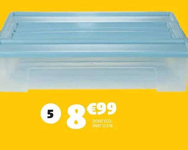 5 boîtes de rangement