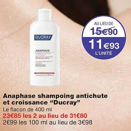 Anaphase shampoing antichute et croissance “Ducray”