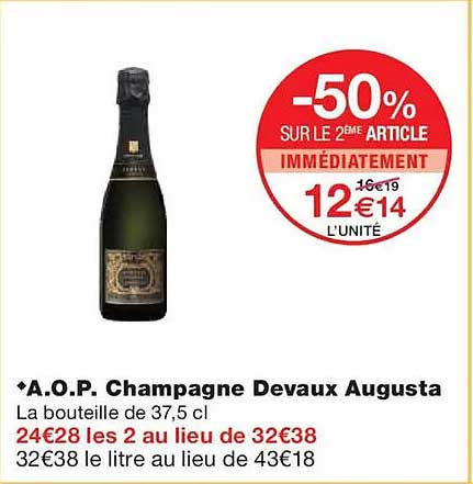 A.O.P. Champagne Devaux Augusta