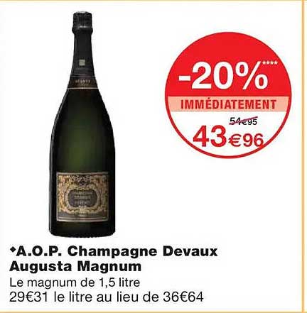 A.O.P. Champagne Devaux Augusta Magnum