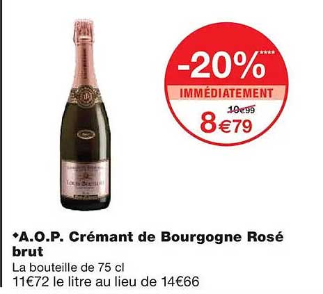 A.O.P. Crémant de Bourgogne Rosé brut