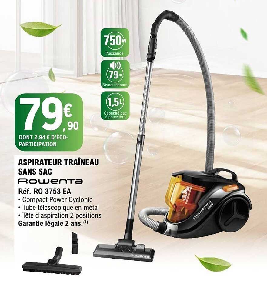 Aspirateur Leclerc Sans Sac