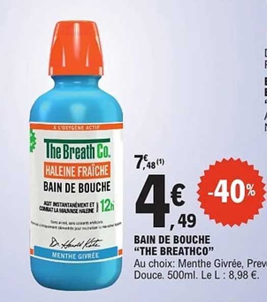BAIN DE BOUCHE "THE BREATH CO"