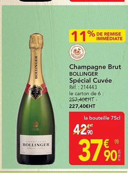 Champagne Brut BOLLINGER Spécial Cuvée