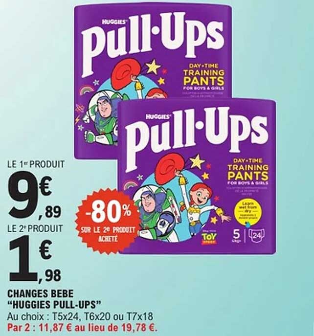 CHANGES BEBE “HUGGIES PULL-UPS”