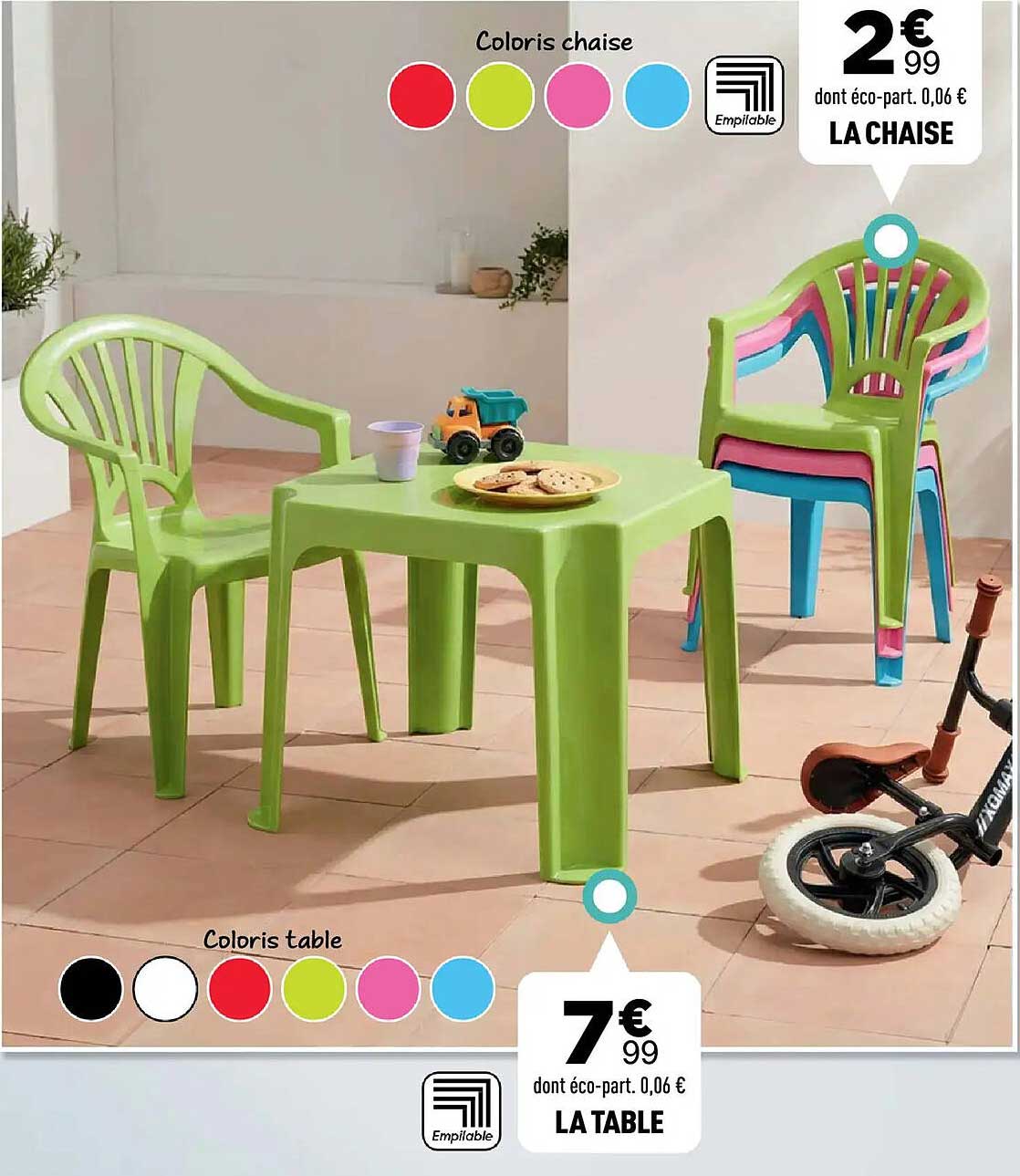 Coloris chaise
