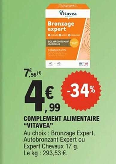 COMPLEMENT ALIMENTAIRE “VITAVEA”