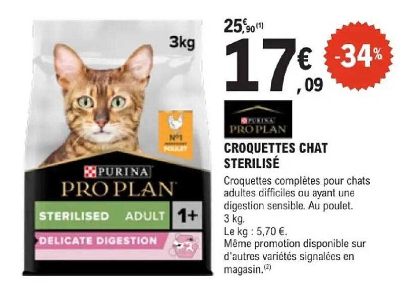 CROQUETTES CHAT STERILISÉ