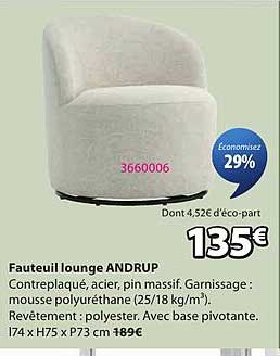 Fauteuil lounge ANDRUP
