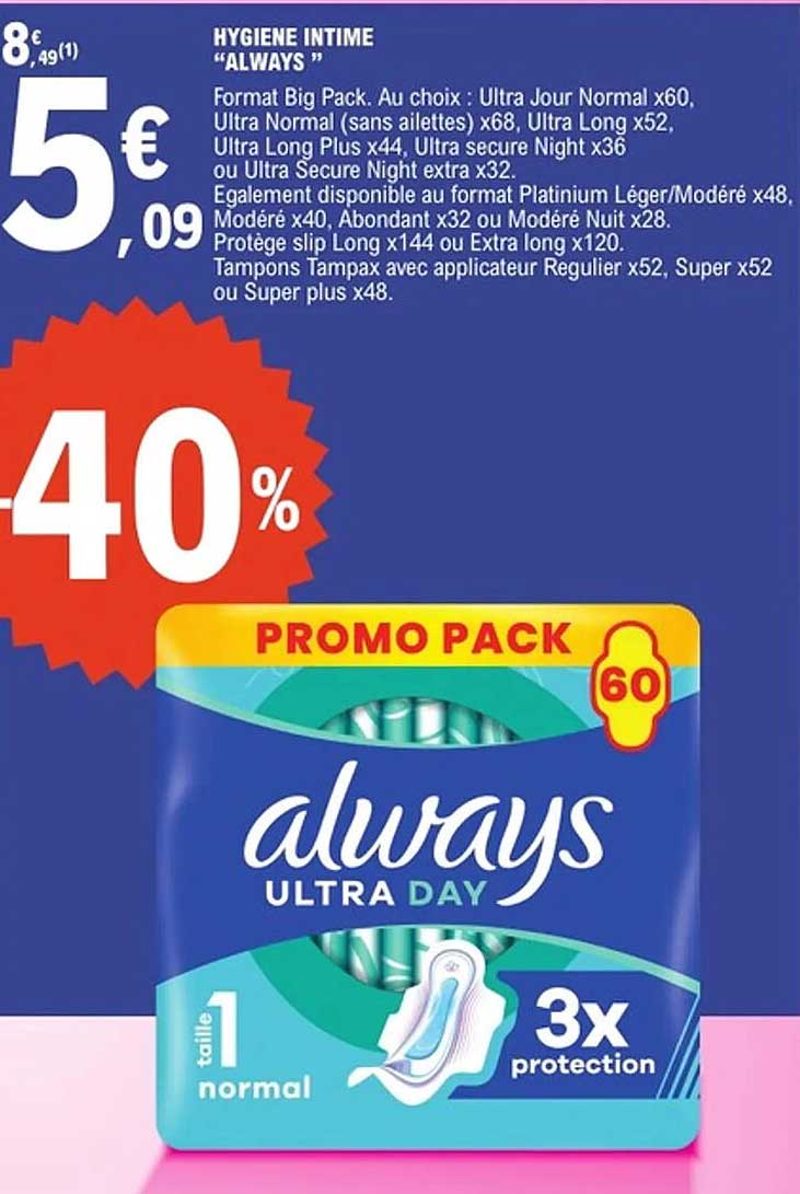 HYGIENE INTIME "ALWAYS"