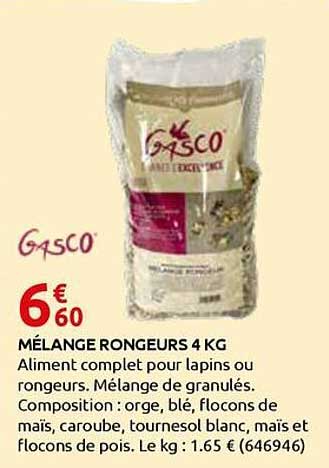 MÉLANGE RONGEURS 4 KG