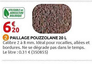 PAILLAGE POUZZOLANE 20 L