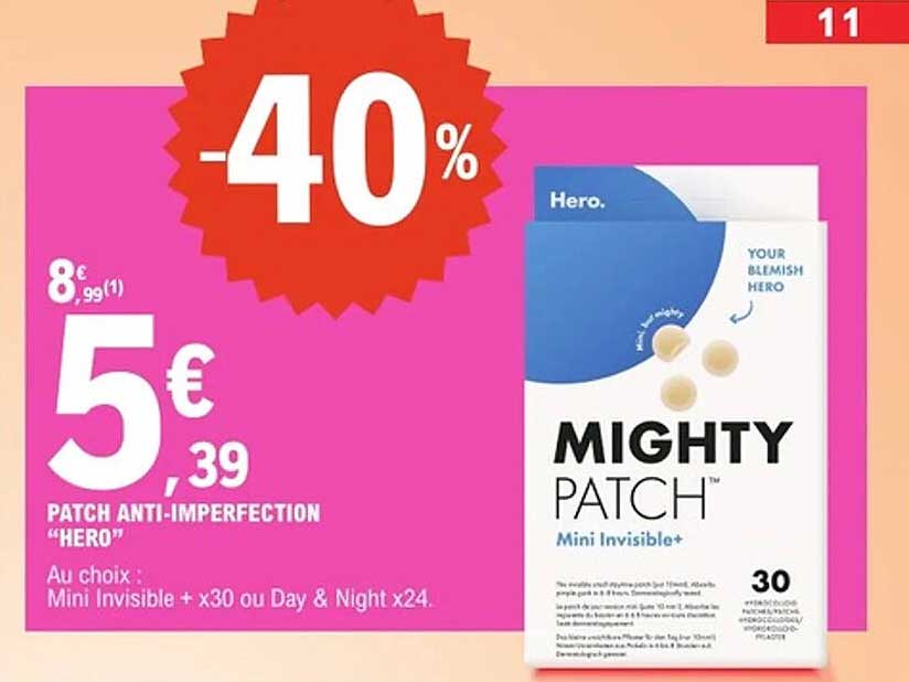 PATCH ANTI-IMPERFECTION “HERO”