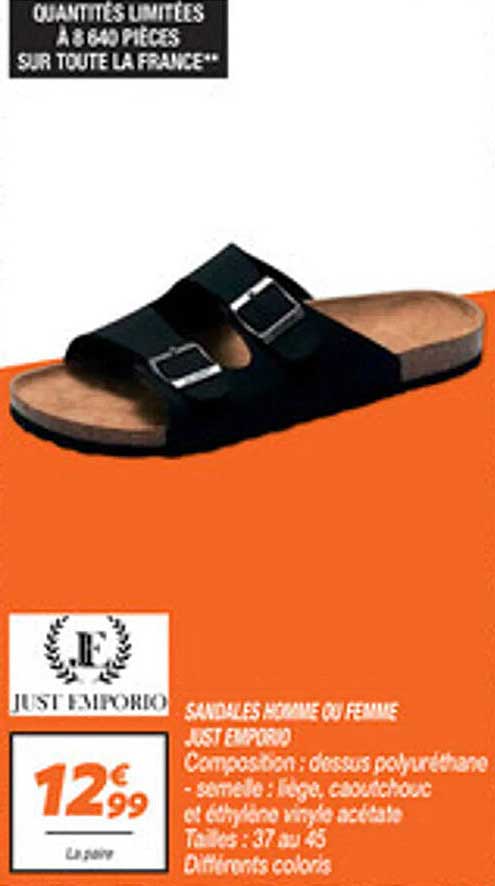 SANDALES HOMME OU FEMME