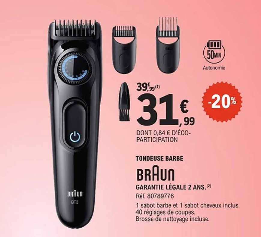 TONDEUSE BARBE BRAUN
