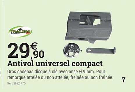 Antivol universel compact