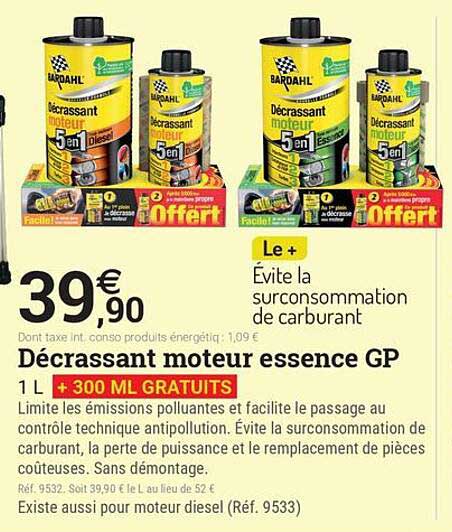 Décrassant moteur essence GP