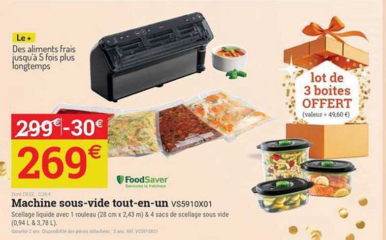 Machine sous-vide tout-en-un VS5910X01