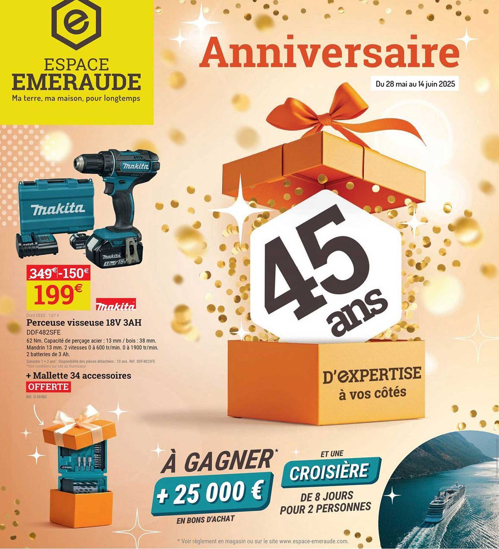 Perceuse visseuse 18V 3AH Makita