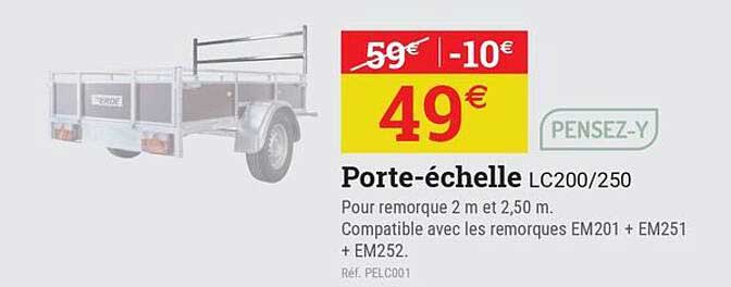 Porte-échelle LC200/250