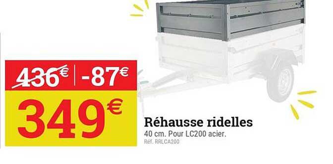 Réhausse ridelles