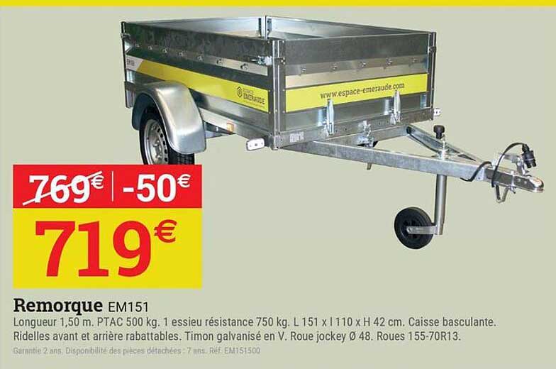 Remorque EM151