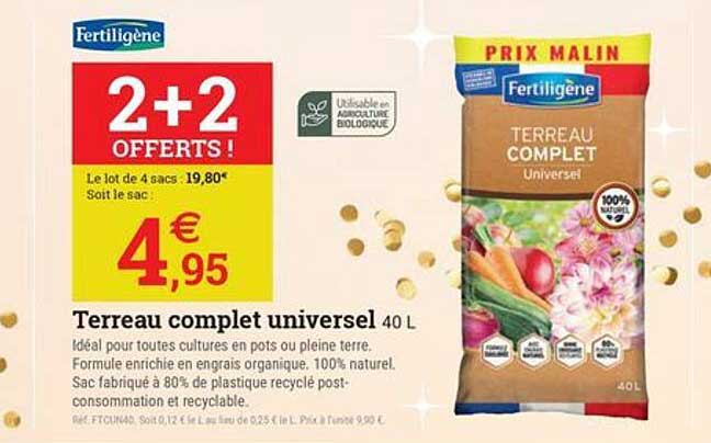 Terreau complet universel 40 L