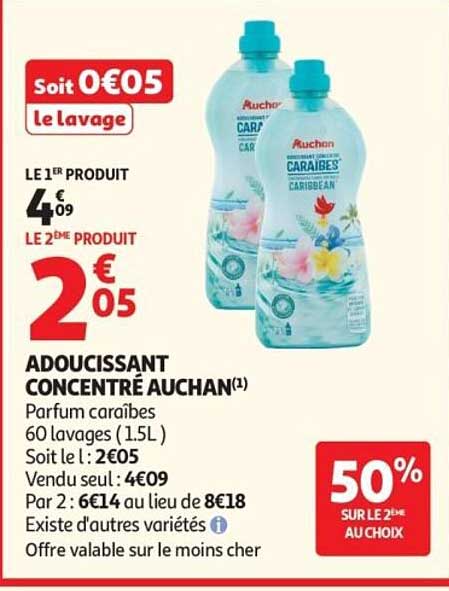 ADOUCISSANT CONCENTRÉ AUCHAN