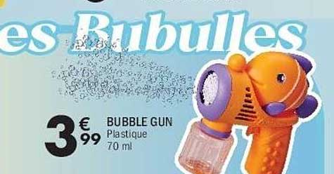 Bubble Gun Plastique 70 ml