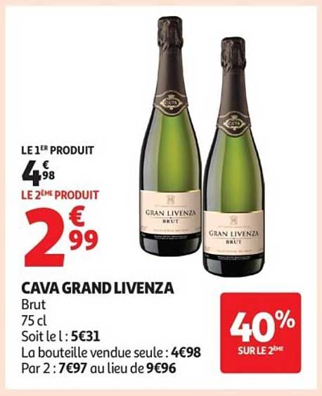 CAVA GRAND LIVENZA Brut 75 cl