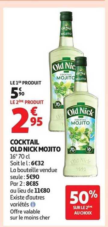 COCKTAIL OLD NICK MOJITO 16° 70 cl