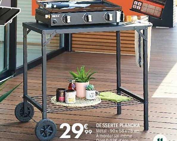 DESSERTE PLANCHA