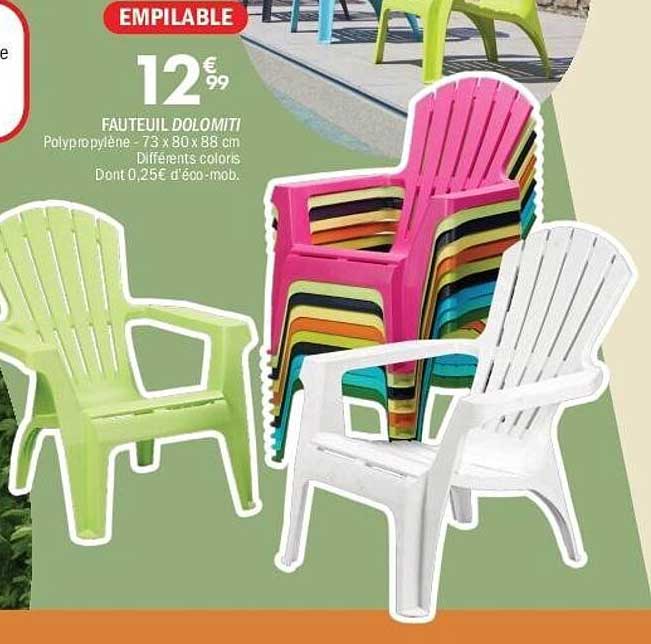 EMPILABLE FAUTEUIL DOLOMITI