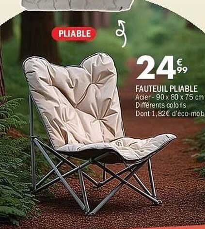 FAUTEUIL PLIABLE