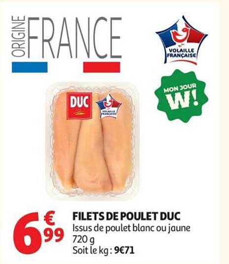 FILETS DE POULET DUC
