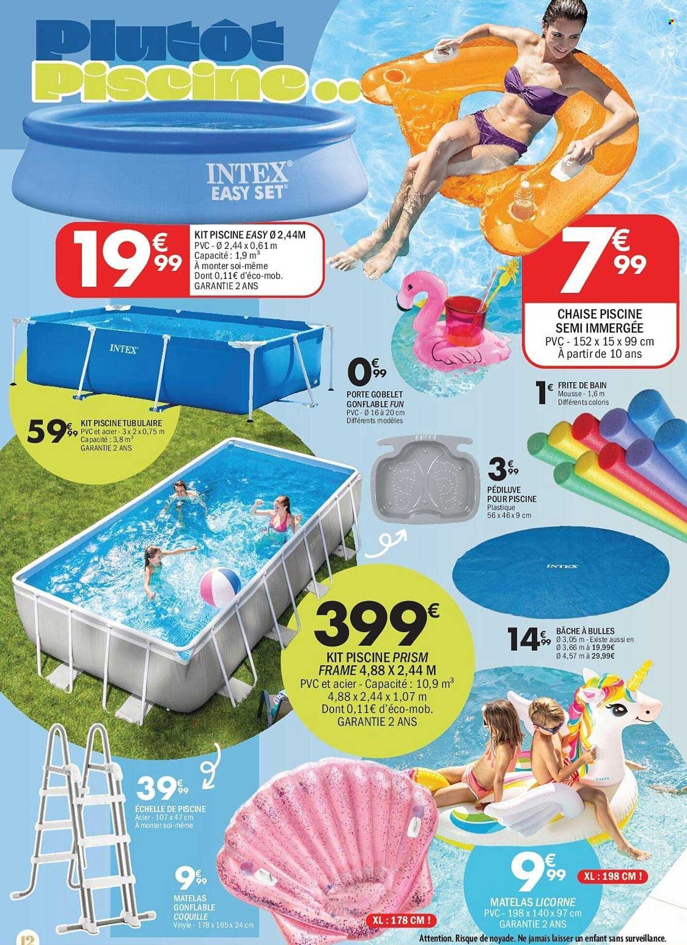 KIT PISCINE EASY Ø 2,44M