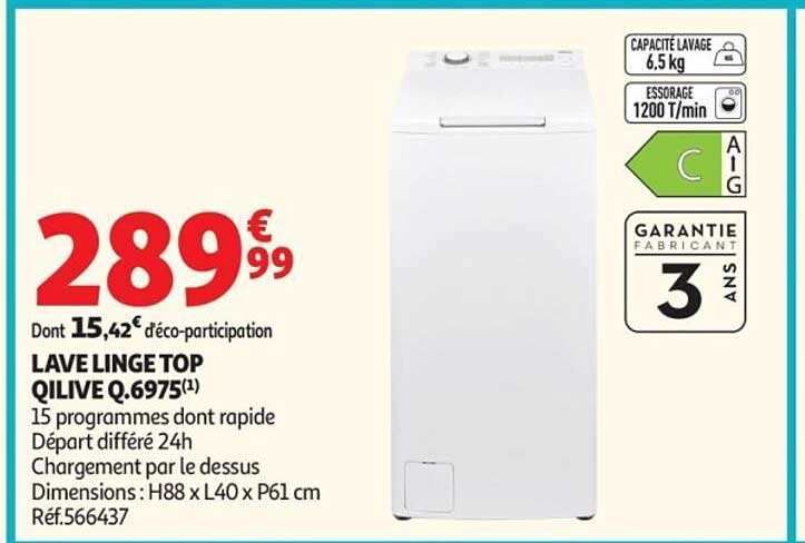 LAVE LINGE TOP QILIVE Q.6975(1)