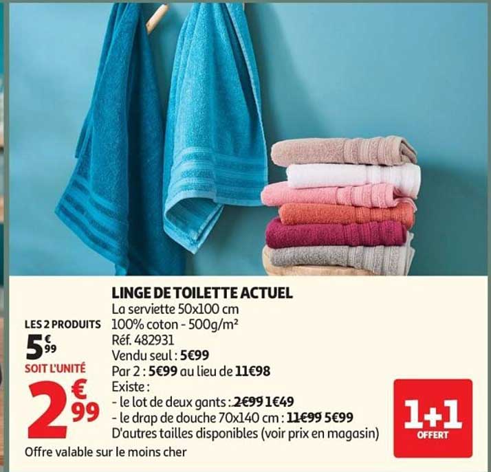LINGE DE TOILETTE ACTUEL