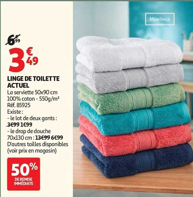 LINGE DE TOILETTE ACTUEL
