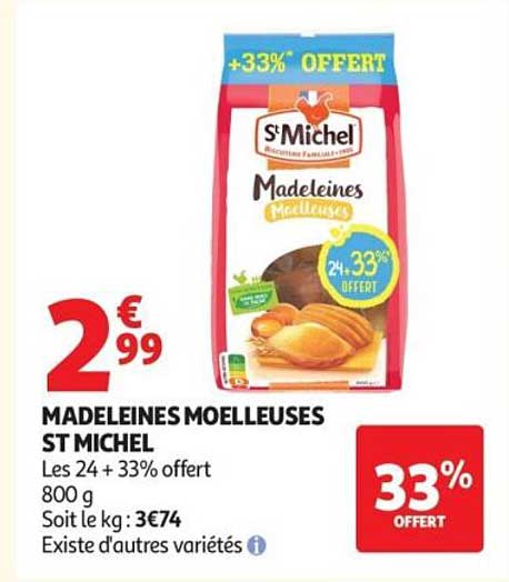 MADELEINES MOELLEUSES ST MICHEL