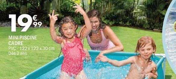 MINI PISCINE CADRE